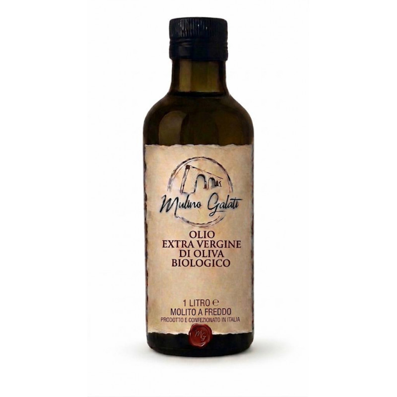 Olio Extravergine di Oliva Biologico 1L | Mulino Galati